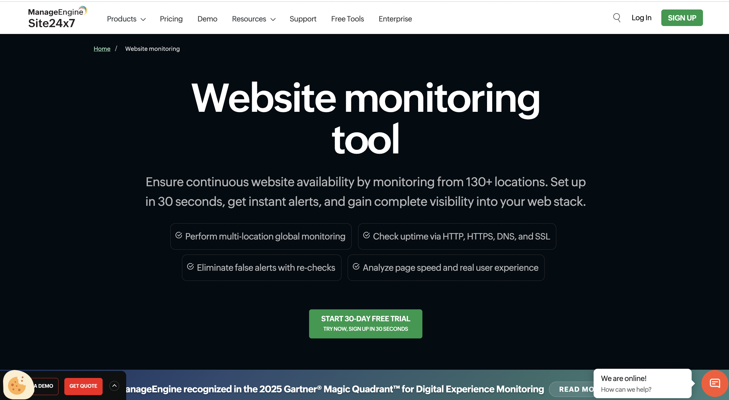 Broad Monitoring Platform with DNS Checks