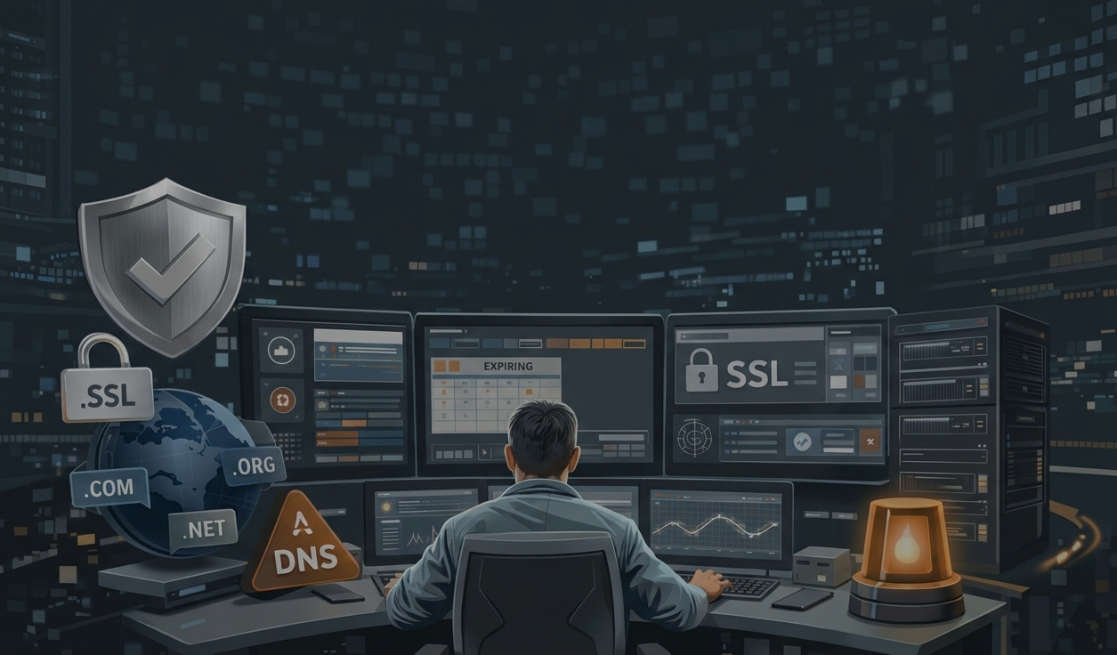 Domain Monitoring, SSL Tracking & DNS Integrity with KIT.domains